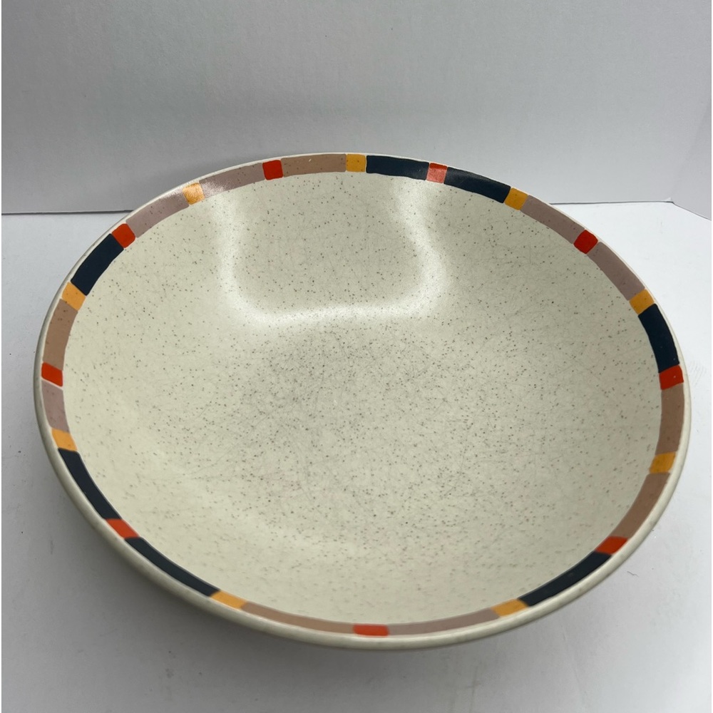 Vignelli Sasaki Stoneware Arizona Red Serving Bowl. 1985